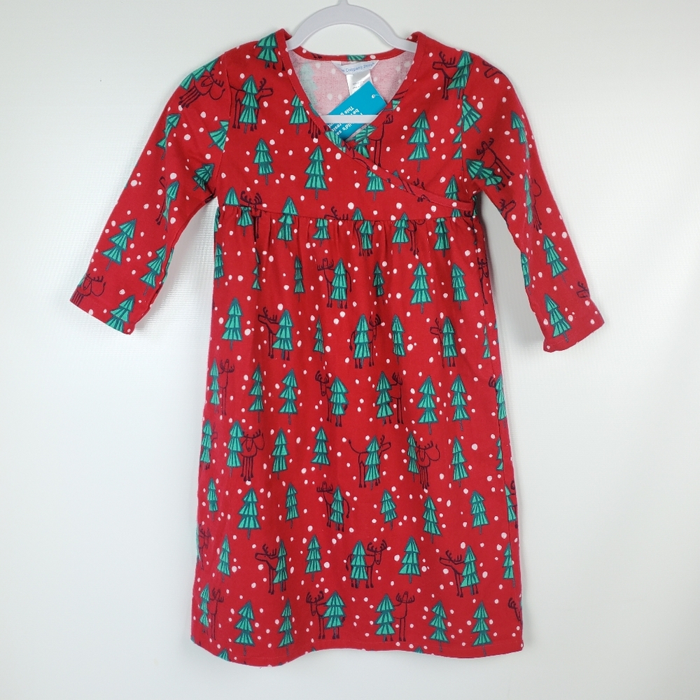 The Company Store Cotton Flannel Pajama Dress